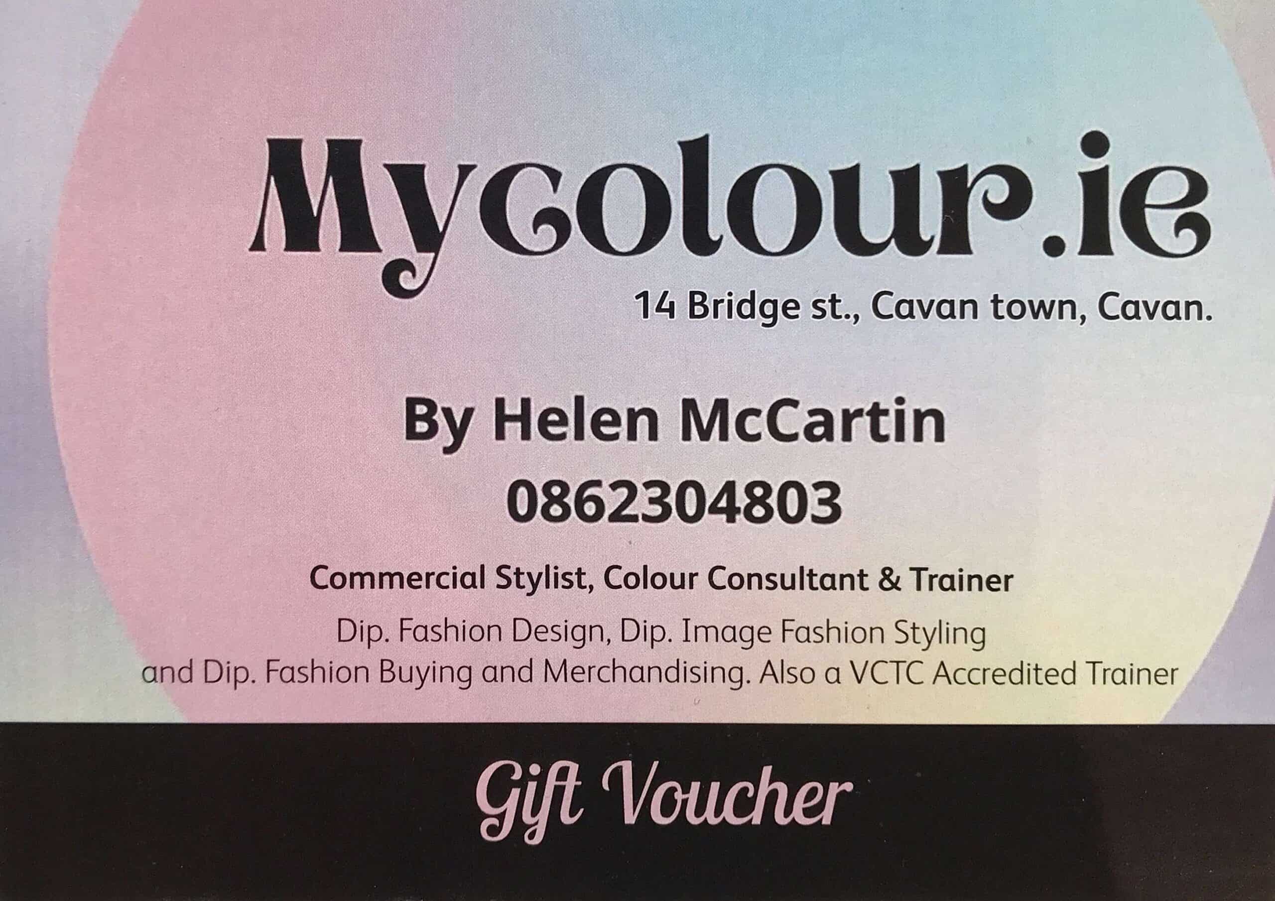 MyColour Analysis Vouchers - €60, €90 value
